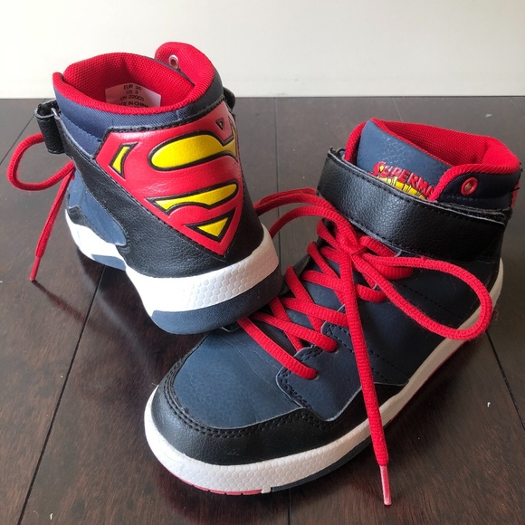H&M Other - H&M Superman High-Top Boys Sneakers